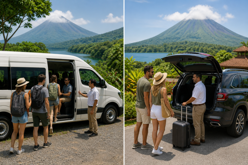 Shared Shuttle vs Private Transfer in Costa Rica: Which Option Is Best for Tourists?